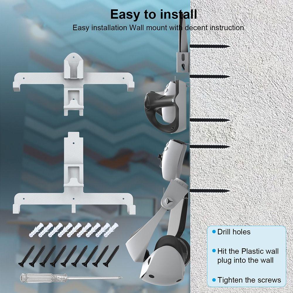 POPULAR Populer Stand Mount Dinding Bracket Penyimpanan Tahan Lama Untuk PS5 Controller Gantungan Untuk PS5