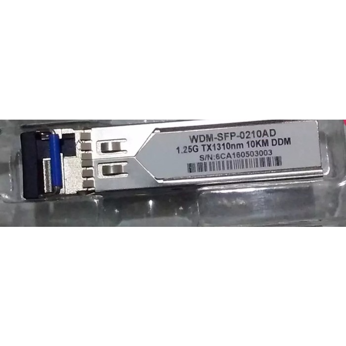 Wdm-Sfp-0210ad 1.25gb TX1310nm 10km Ddm new