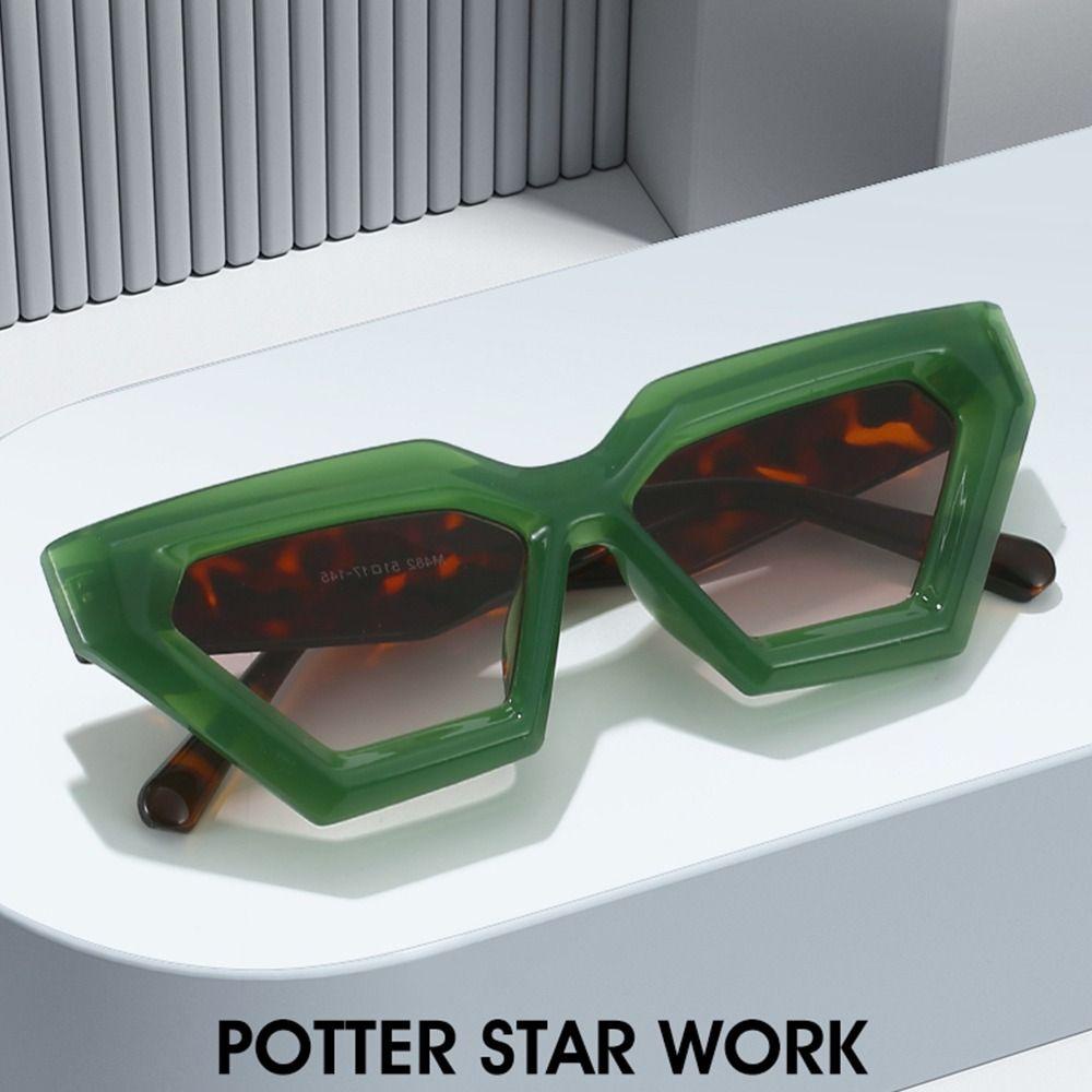 Kacamata Cateye Nanas UV400 Frame Tebal Kotak Wanita Pria Sunnies