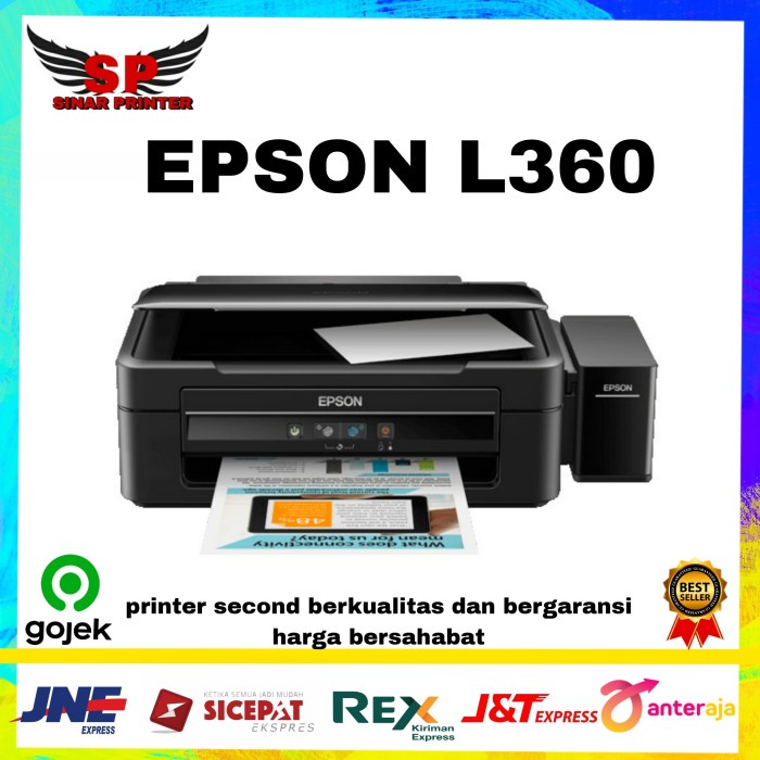 Printer Inkjet Epson L360 Bergaransi Dan Siap Pakai