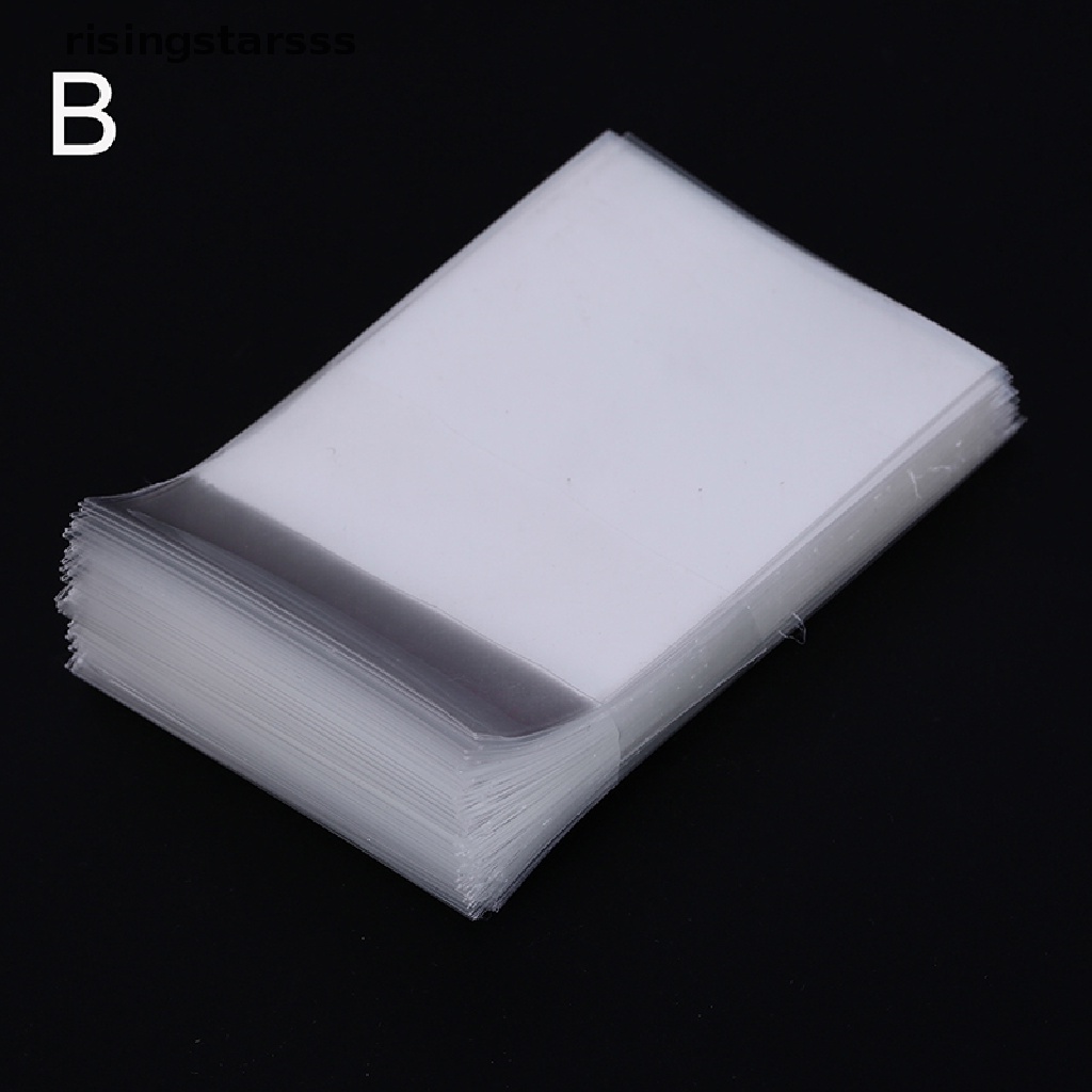 Rsid Span-new 100pcs Transparan Kartu sleeves card protector board Kartu Permainan magic sleeves Jelly