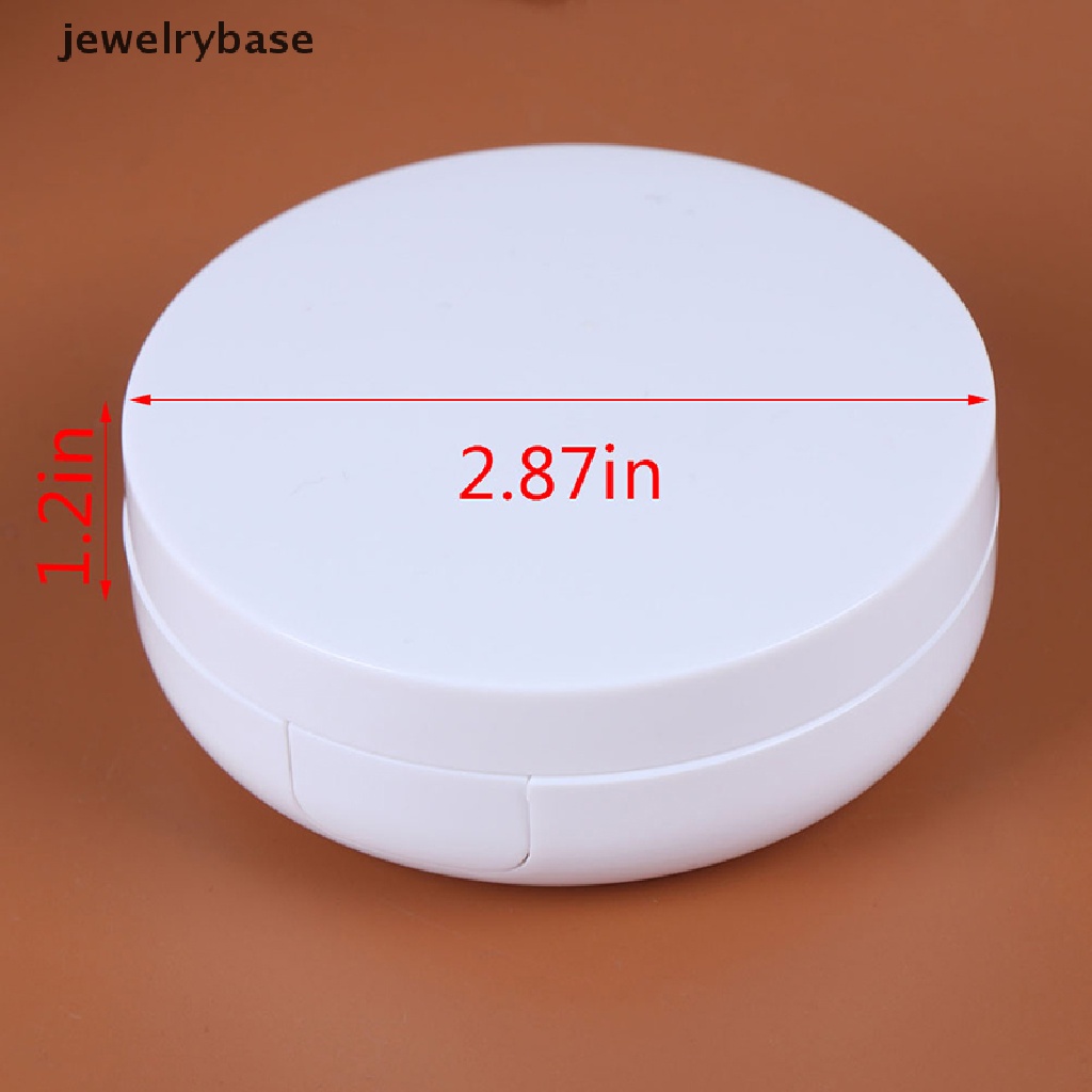 [jewelrybase] Air Cushion Puff Box BB Cream Wadah Dressing Case Dengan Bantalan Udara Spons Butik