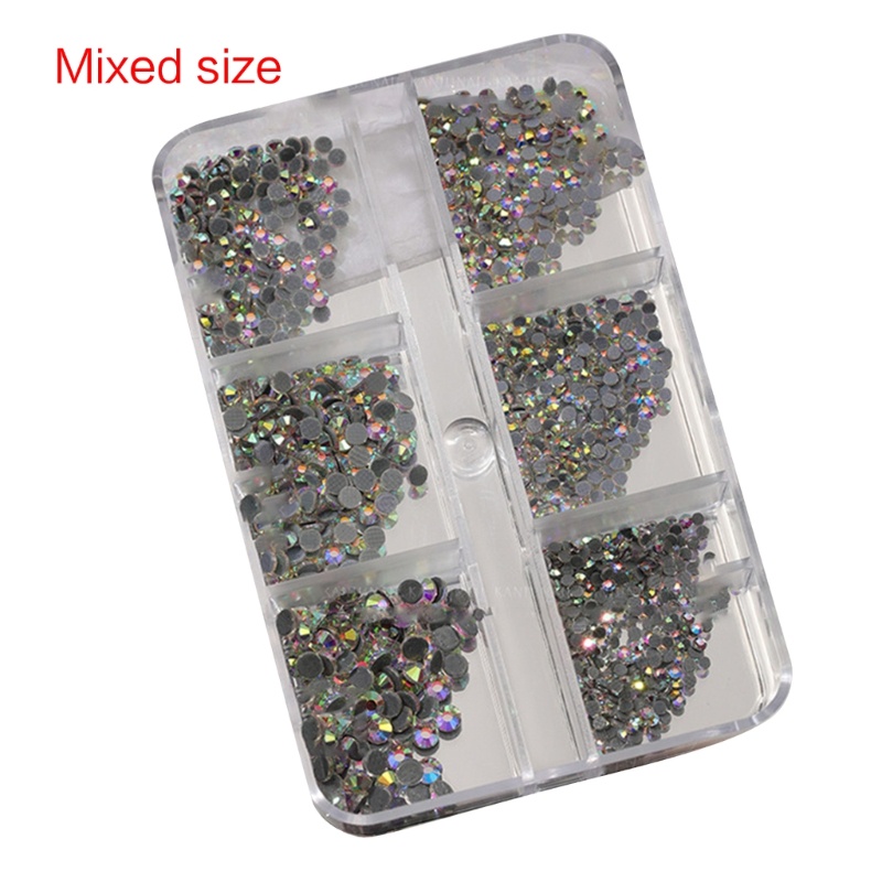 Siy Kristal Berlian Imitasi Untuk Nail Art Shiny Diamond Glitter Permata Pakaian Rumah DIY