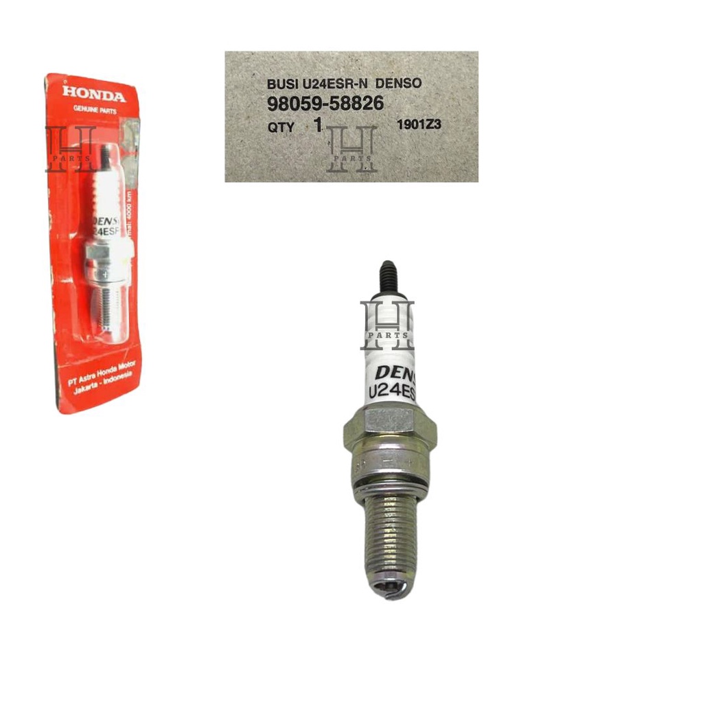 BUSI SPARK PLUG U24ESR-N DENSO CS1 CBR 150R CBU KPP 98059-58826 ASLI ORIGINAL AHM HGP HONDA