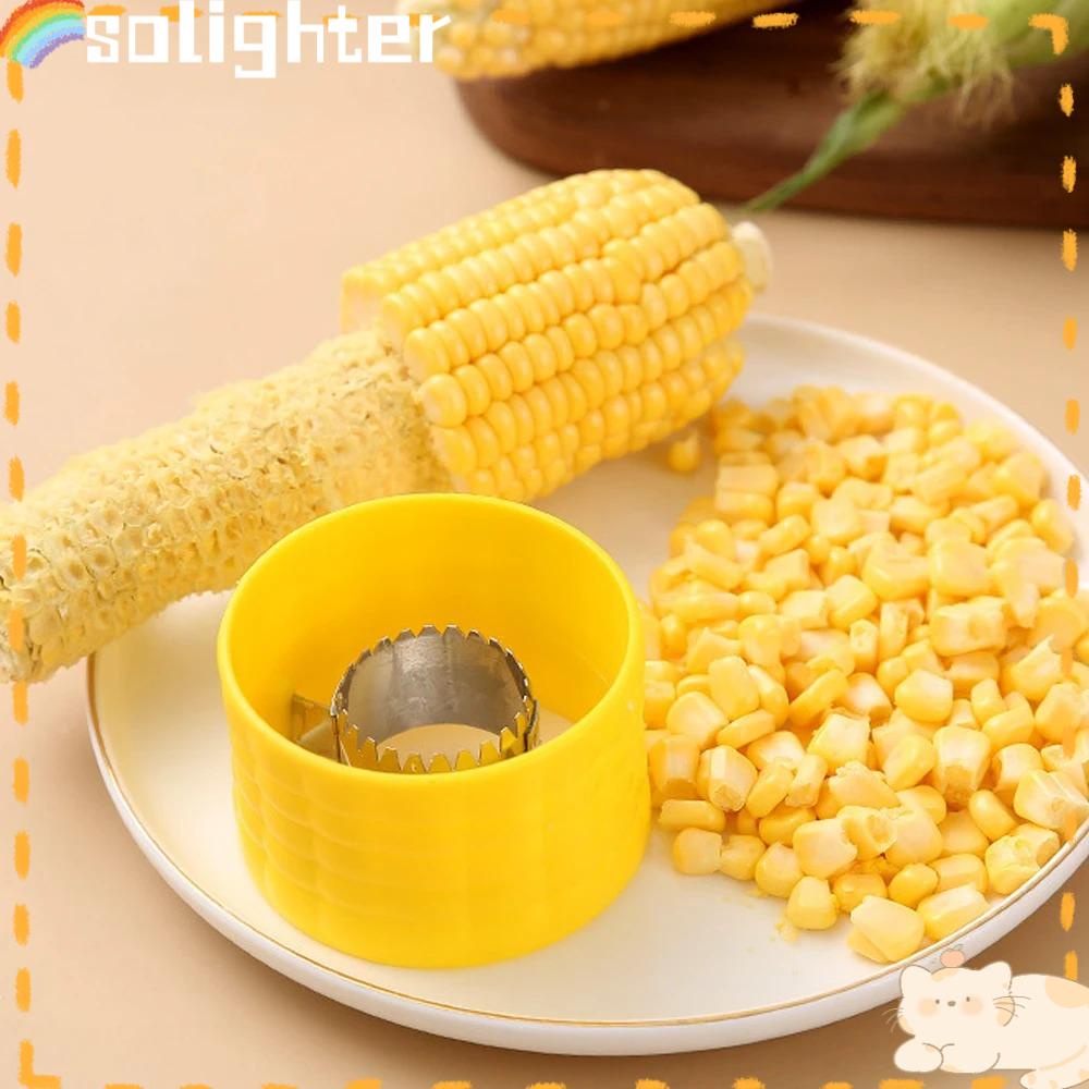 Solighter Corn Stripper Tongkol Jagung Alat Masak Aksesoris Dapur Tongkol Peeler Slicer