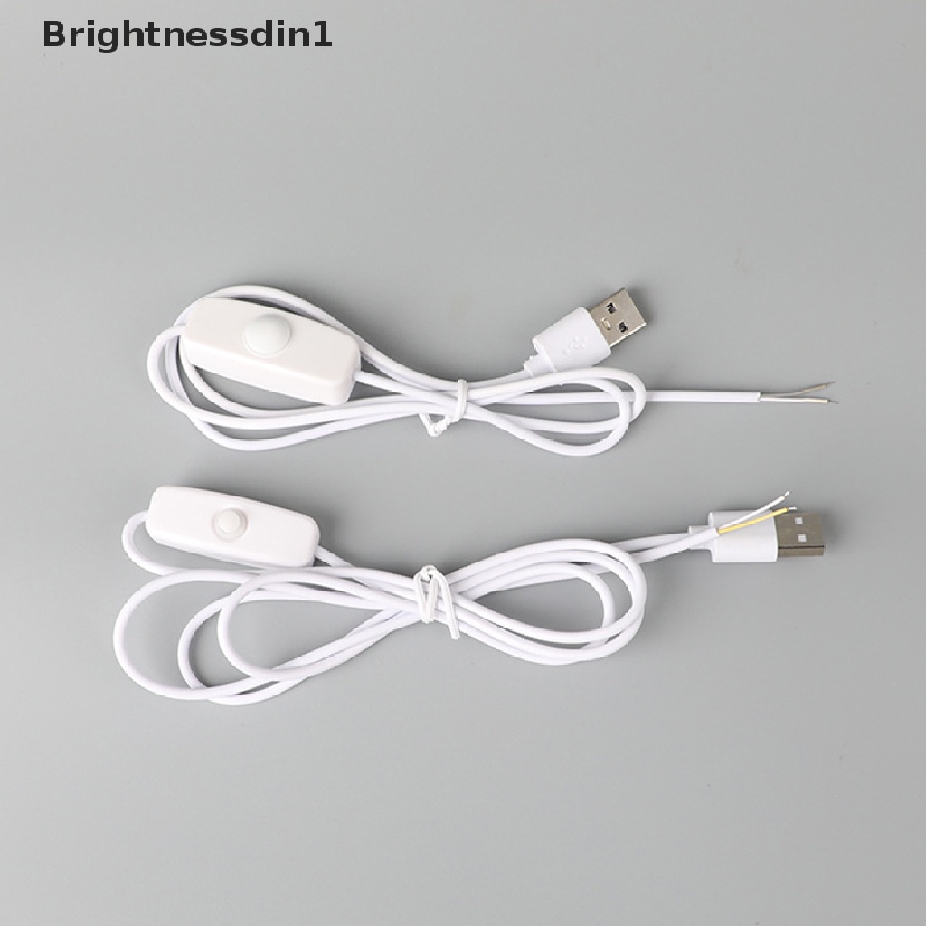 [Brightnessdin1] 5013kabel Switching Kabel Power Supply Saklar On Off Ekstensi Dimmer Kabel USB 304kabel Saklar DIY Lampu Meja Power Supply Extension Dimmer Cord Butik