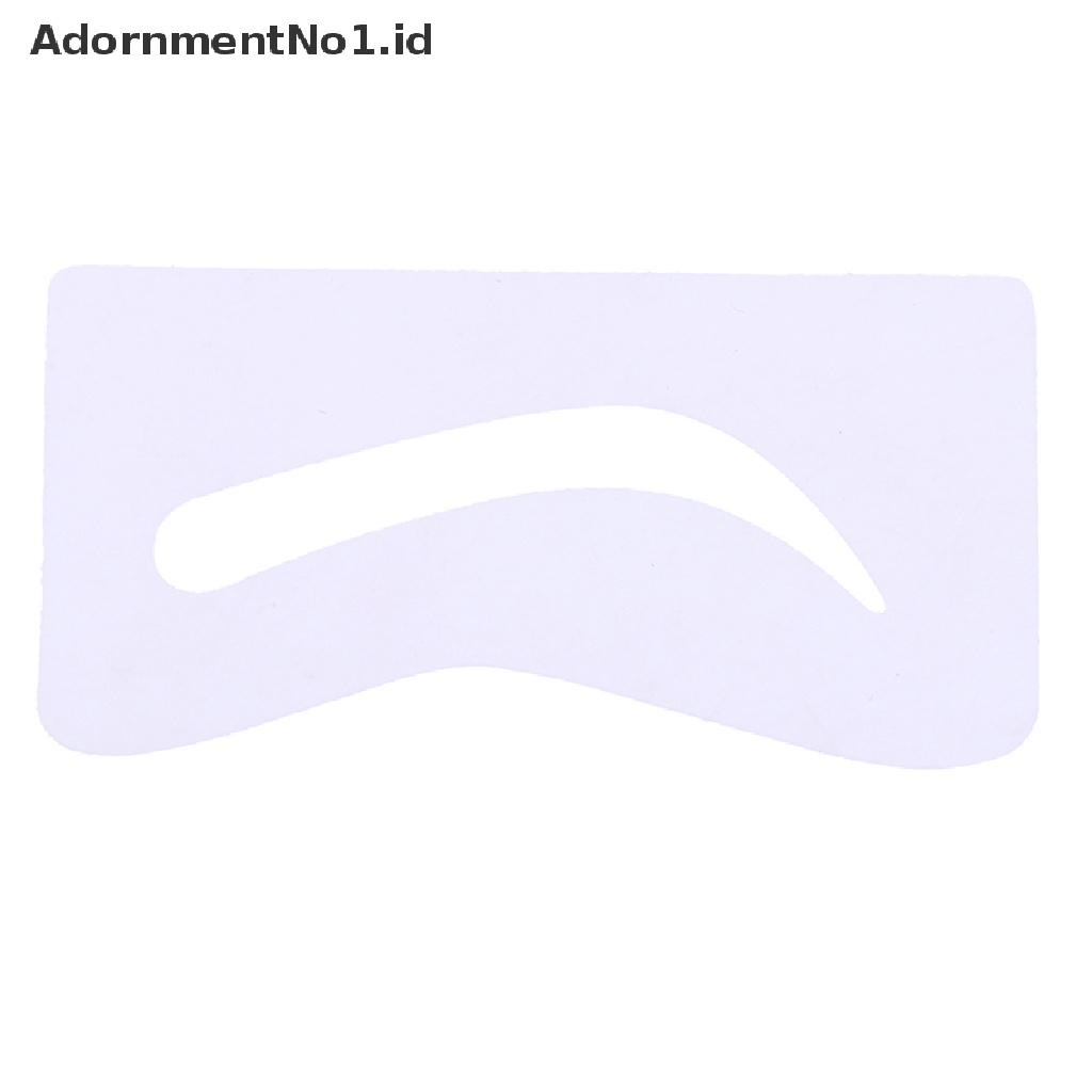 [AdornmentNo1] 10pasang Pembentuk Alis Membentuk Stensil Grooming Charm Brow Card Template Makeup [ID]