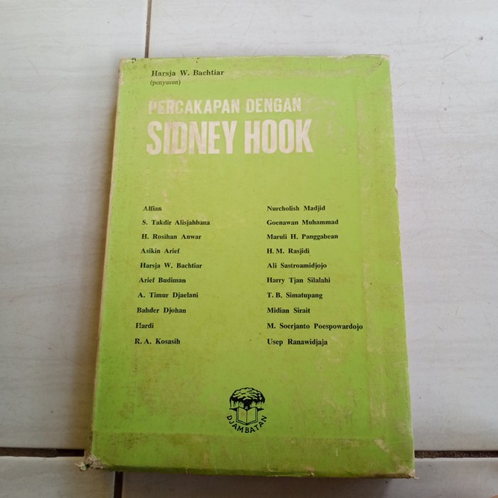 PERCAKAPAN DENGAN SIDNEY HOOK-HARSJA W BACHTIAR-H5