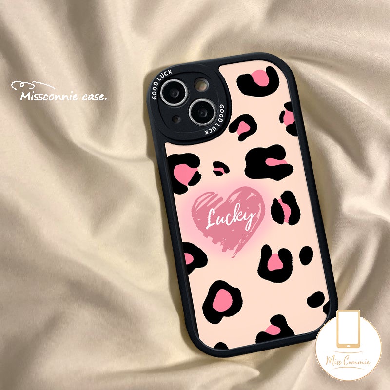 Case Motif Leopard Fashion Redmi 12C A1 10 9 10C 9A 10A 9T 9C Note 10Pro 10s 9Pro 9s 9 11s 11 10 8 8Pro 11Pro+POCO M3 X3 NFC Pro F4 K40s Mi 11T 12 Lucky Love Heart Sarung Couple