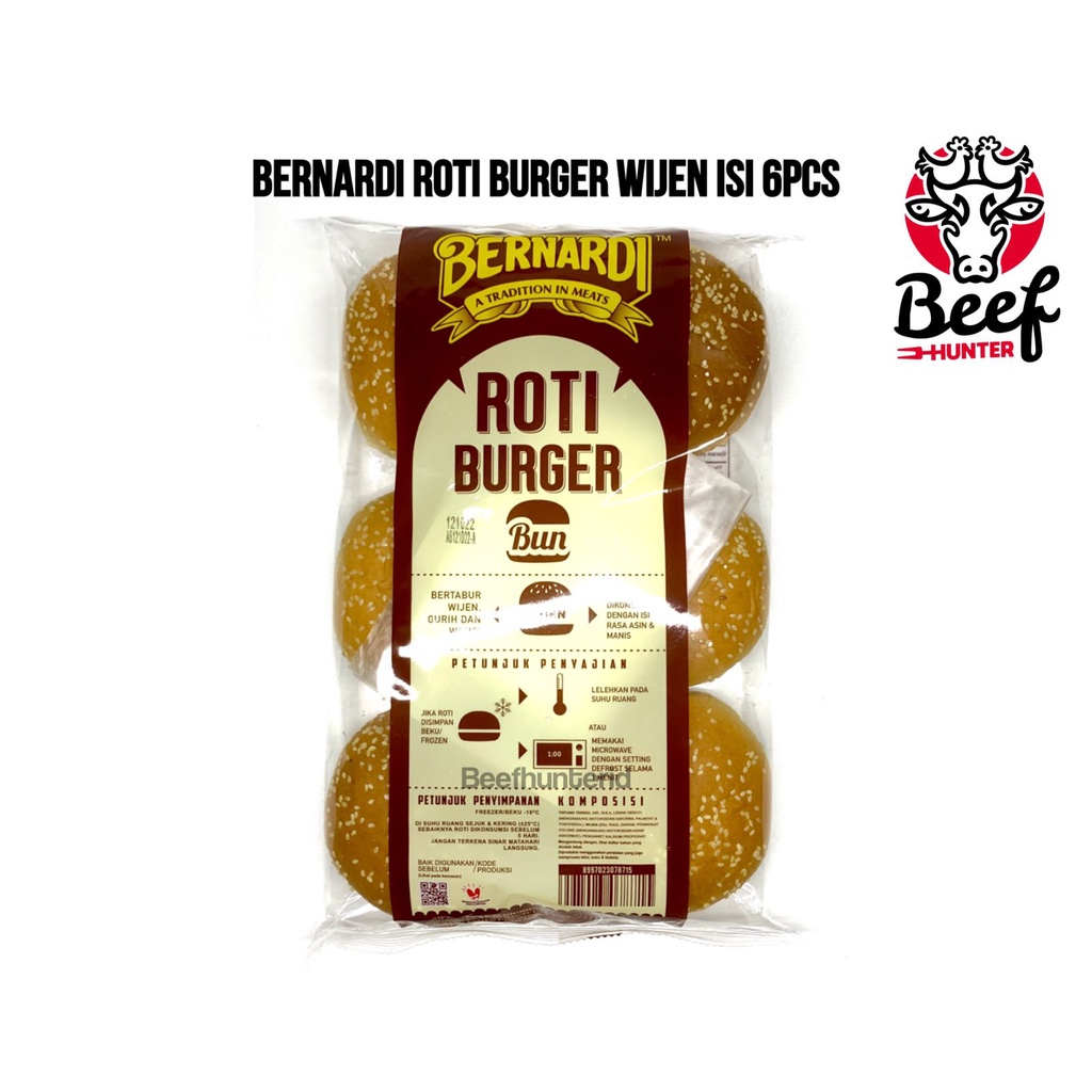 Bernardi Roti Burger / Hotdog 6s 300gr