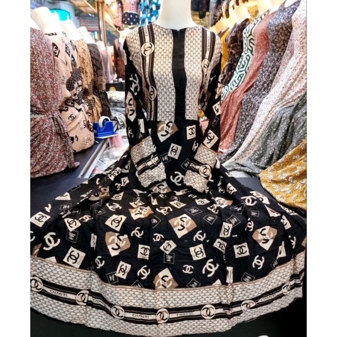 Tren Baju Muslim Gamis Rayon Premium Canda Busui Terlaris / Raya Dress By Adiba Dress Lebaran Silk G