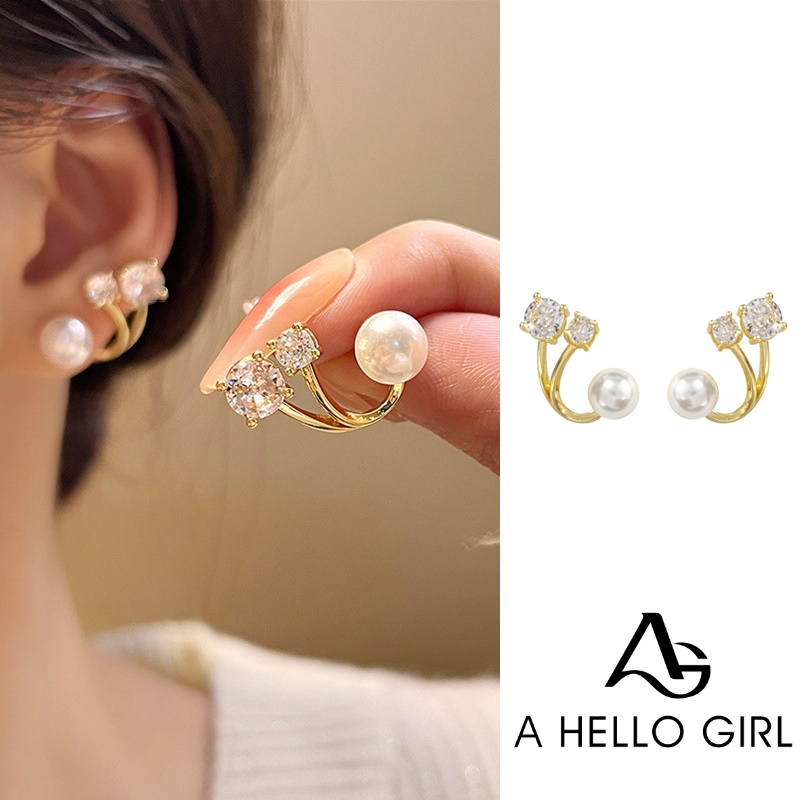 Anting Mutiara Desain Mermaid Ji 2022 Gaya Korea Untuk Wanita