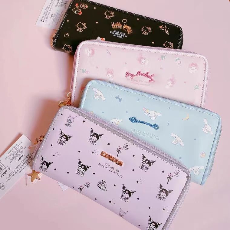 Sera Kayu Manis Anjing Kulomi Dompet Pendek Mahasiswa Busur Retro Kartu Tas Puding Melodi JK Lolita PC