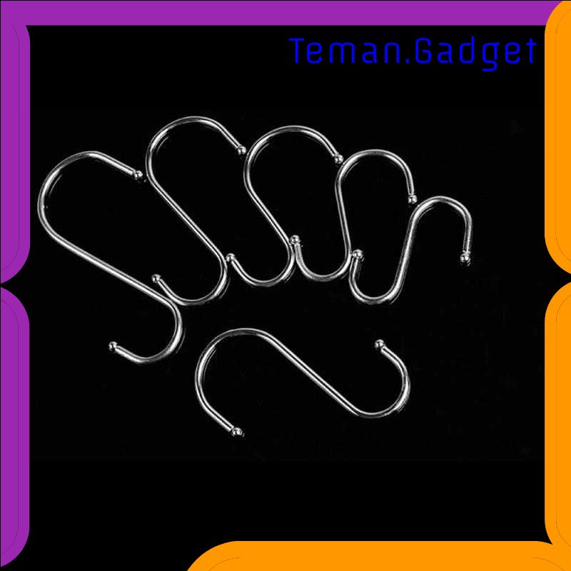 TG - ART Hanger Gantungan S Type Hook Stainless Steel 10 PCS - M127