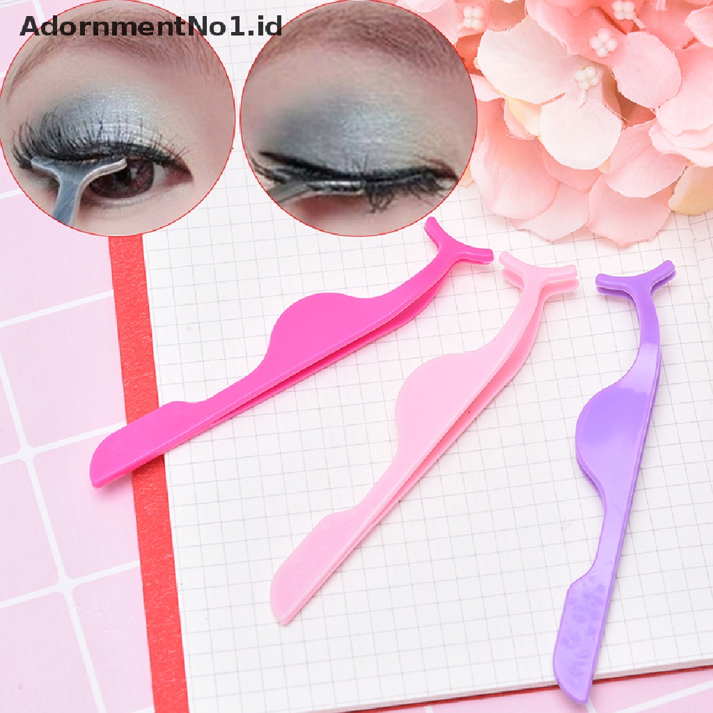 [AdornmentNo1] Pinset Extension Bulu Mata Plastik Bantu Penjepit Klip Alat Makeup Bulu Mata [ID]