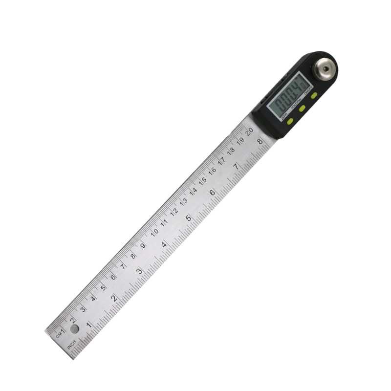 (BISA COD) FTIHSHP JIGONG Penggaris Digital Inclinometer Goniometer Level Angle 20 cm - TL454