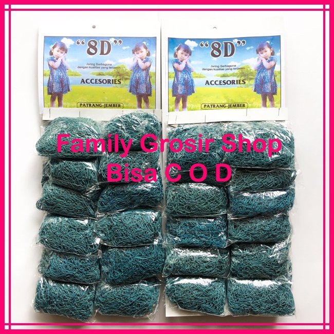 (12 Pcs) Gosok Jala Kecil / Gosok Jaring Warna Hijau / Gosok Panci / Alat Cuci Piring