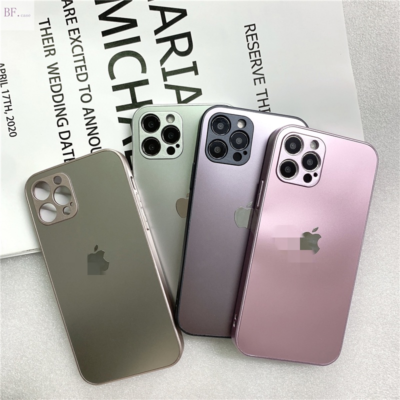 IPHONE Untuk Iphone14 12 13 11 Pro Max X XR XSMAX 7plus Frosted Anti-Sidik Jari Pelindung Hard Case