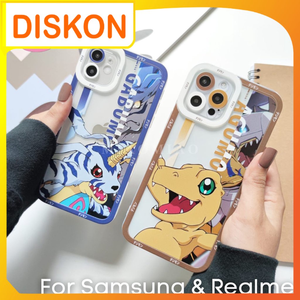 Softcase Casing Case Motif DIGIMON For HP SAMSUNG & REALME J2 PRIME A03 A03S A22 4G M22 4G A32 4G A5