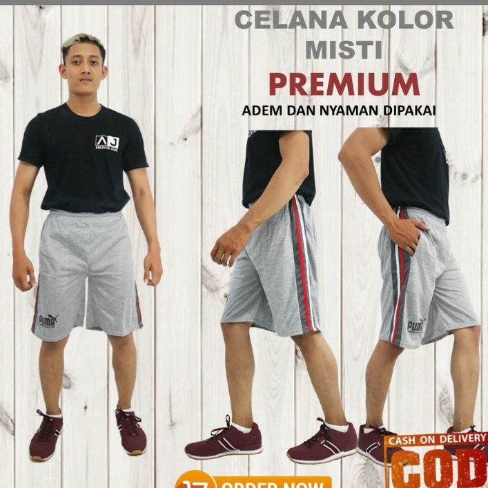 Celana Pendek MISTY PANTS / Celana Pendek Kolor By Solo Fashion Story