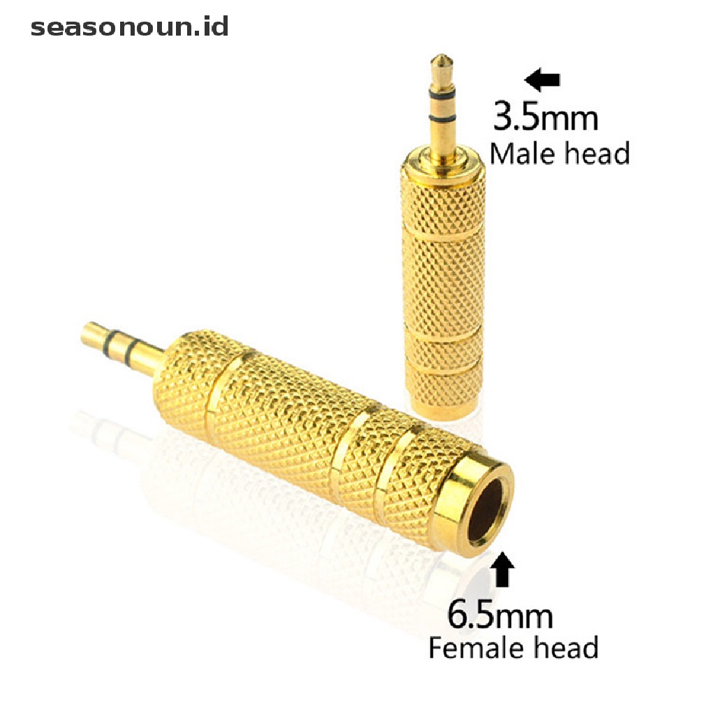 Seasonoun 3.5 Ke 6.5 Konversi Head Plug Konverter Piano Elektrik Adaptor Audio Stereo Jack Converter Mikrofon Kabel Audio Adaptor Male To Female.