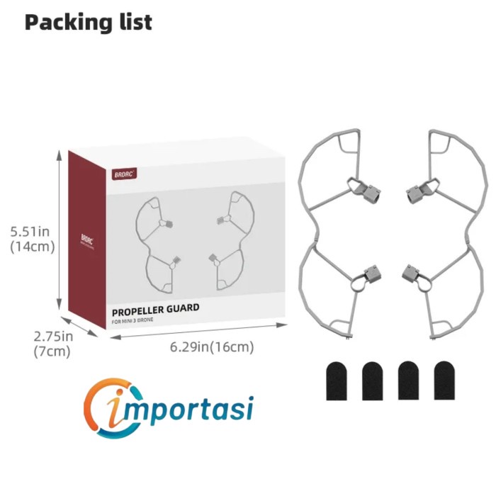 Propeller Guard DJI MINI 3 / MINI 3 PRO Ring Protector Baling-baling