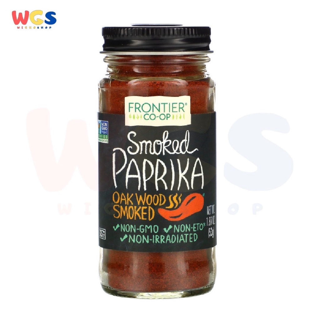 Frontier Natural Smoked Paprika Oak Woods Smoked Non GMO 1.87oz 53g