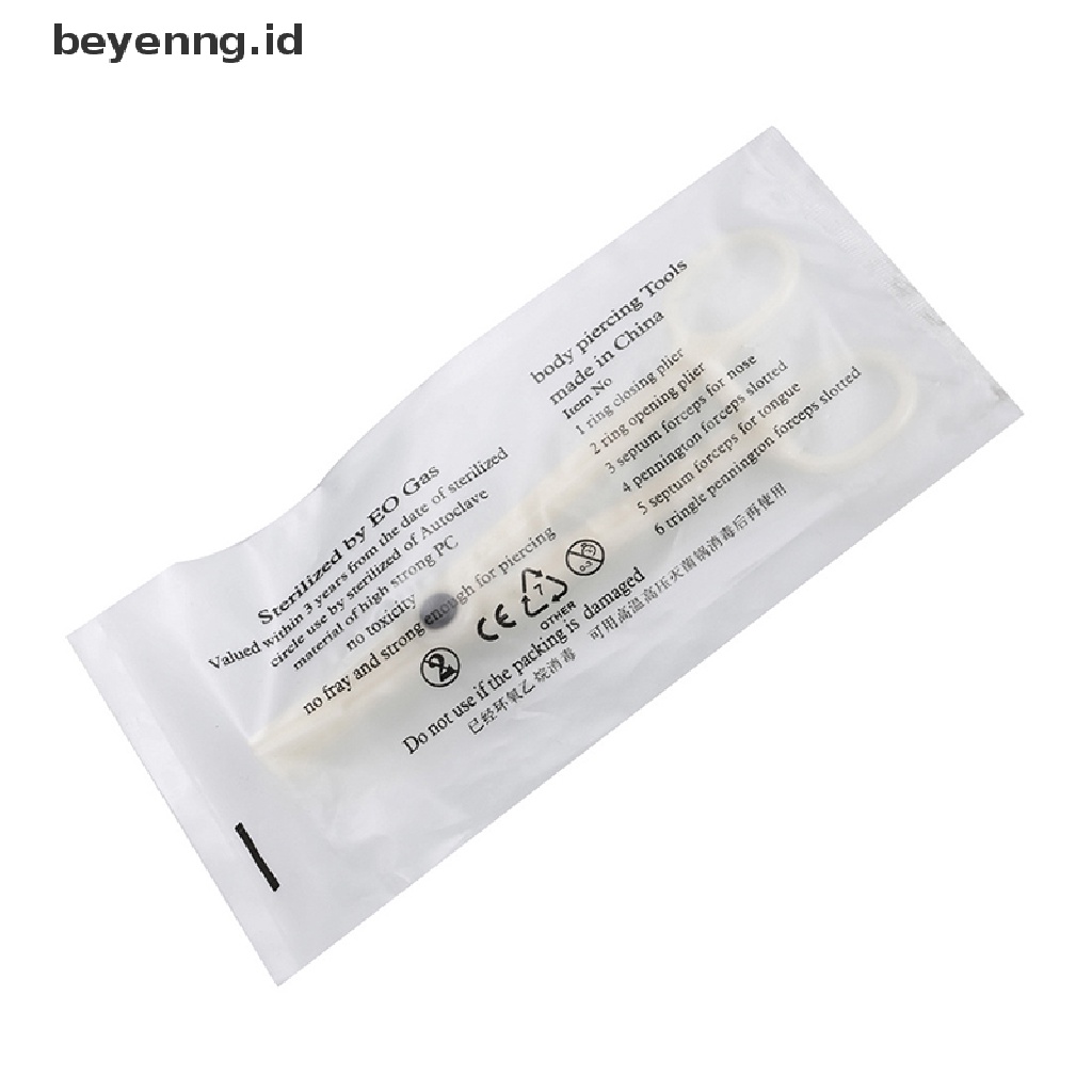 Beyen Profesi Acrylic Disposable Body Plier Alat Forcep Telinga Bibir ID