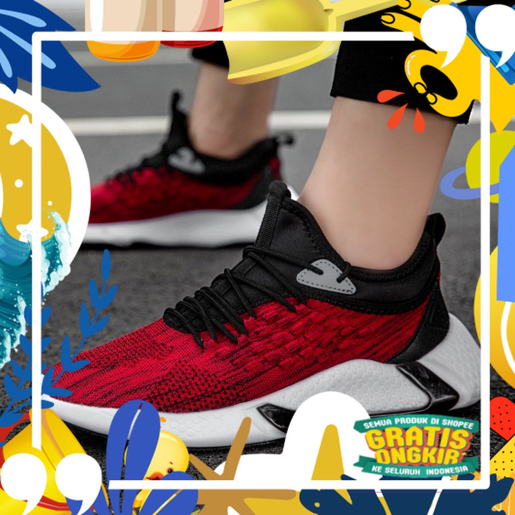Super Mewah / PHM Sepatu Sneakers Pria Olahraga Sport Shoes Casual Running Hades