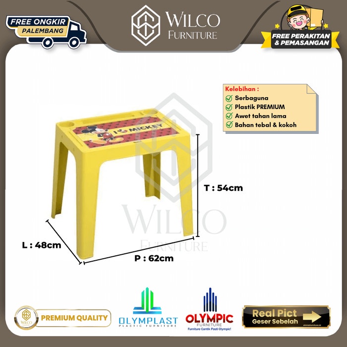 Meja OKT Olymplast / Meja Belajar Anak Plastik / Meja Belajar Murah