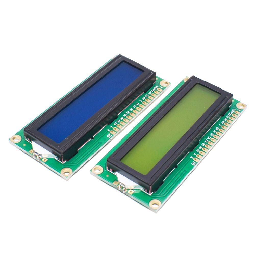 Populer 1/2pcs lcd Display Untuk Arduino lcd 1602i2c Modul HD44780 Layar Biru Hijau