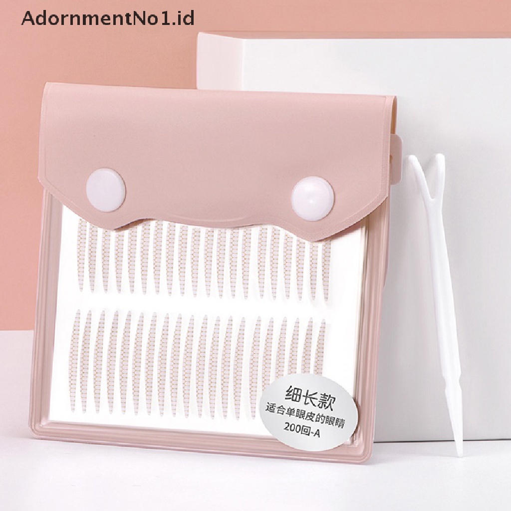 [AdornmentNo1] Double Eyelid Tape Perekat Tak Terlihat Strip Pengangkat Mata Makeup Stiker Renda [ID]