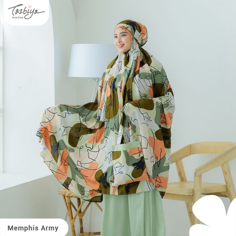 Mukena Tazbiya Kombinasi Memphis Series Allsize