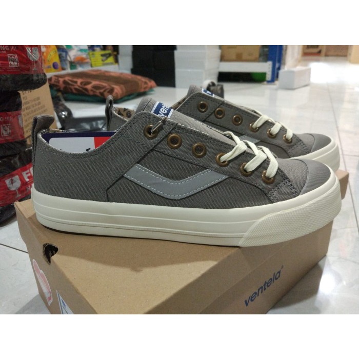 Sepatu Ventela Reborn Low Grey Reflective / Ventela Reborn Grey LC