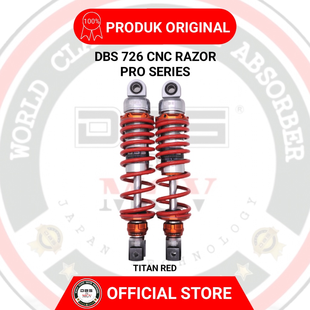 [ BISA COD ] Shock Non Tabung DBS 726 CNC RAZOR PRO SERIES Yamaha AEROX 155 NOUVO Z