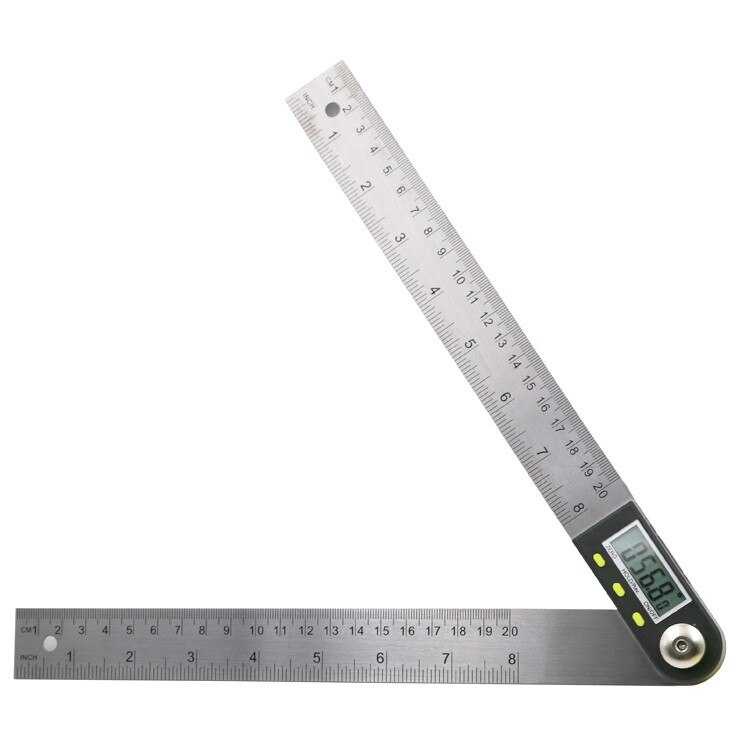 (BISA COD) FTIHSHP JIGONG Penggaris Digital Inclinometer Goniometer Level Angle 20 cm - TL454