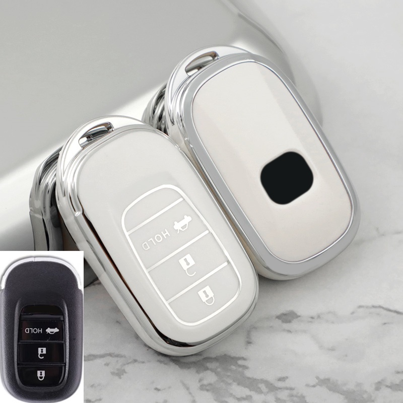 [NEW] For Honda HRV / BRV / Jazz / CRV 2014-2021 Keyless Remote Silicone Car Key FULL Protection Cover Casing