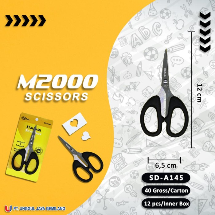 

ARS04 Gunting Kertas Besar Kecil Sedang 12 cm 16 cm 20 cm Stainless DAIWA - Kecil