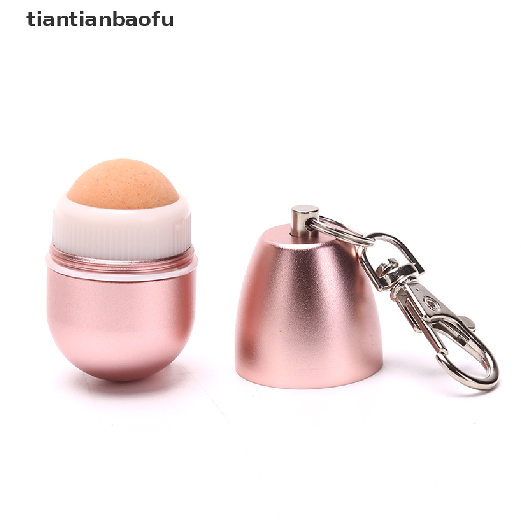 [tiantianbaofu] Face Volcanic Stone Oil Absorbing Roller For Removing Facial Grease KeyChain Boutique