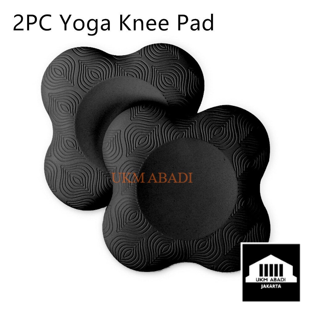 Yoga Pilates Pad Kaki Tangan Yoga Gym Fitness Knee Wrist Hand 2 PCS G2