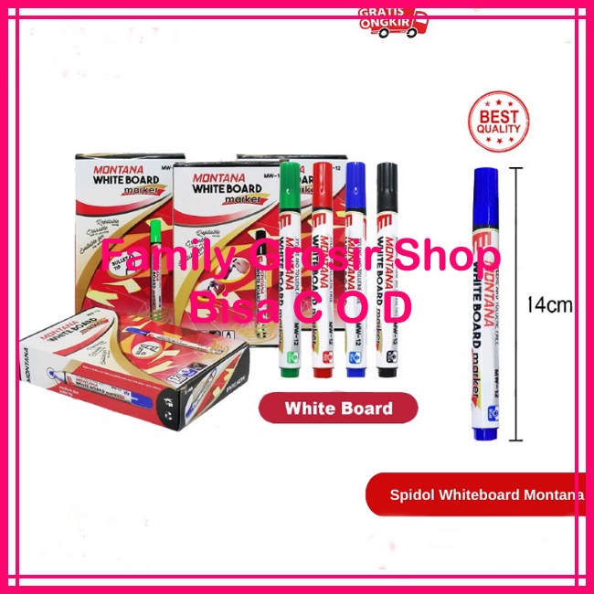 Spidol Whiteboard / Spidol Papan Tulis / Spidol Murah / Spidol Grosir Montana