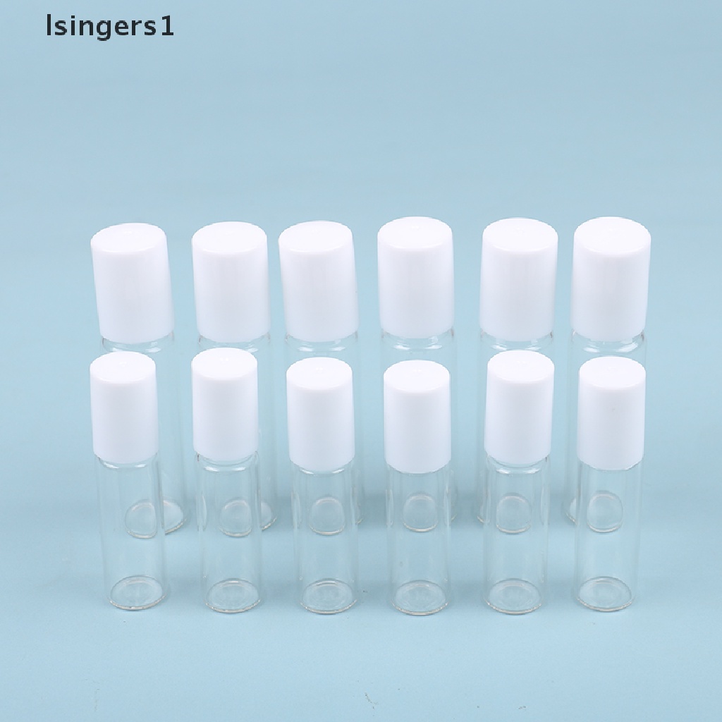 [lsingers1] Botol Rol 5ml/10ml Botol Kaca Kosmetik Kosong Isi Ulang Butik