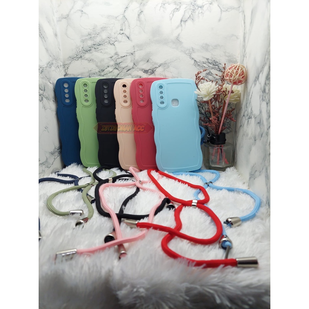CASING CURLY LIQUID + TALI ( VIVO Y11 / Y12 / Y12I / Y15 / Y17 ) CASE CURLY TERBARU 2023 - ISTIQOMAH