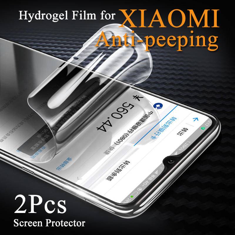Untuk Xiaomi MI 13 12 12T 11 11T 10 10T 9 9T Pro Lite NE Privasi Pelindung Layar Untuk MI 10S 11 Ultra 12x9se Civi 2 1S Mix 4catatan 10 Pro Lite Lembut Anti-Mengintip Film Hidrogel