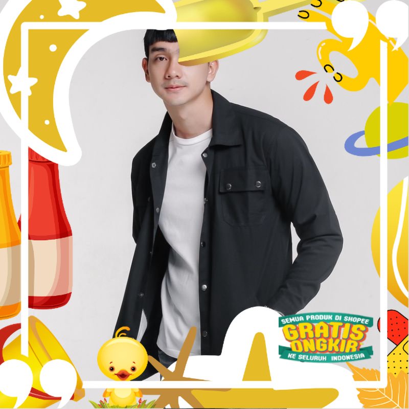 JAKET SEMI PARKA ORIGINAL//JAKET TRUCKER//JAKET KANVAS//JAKET PRIA/ hitam oren ungu tosca khaki