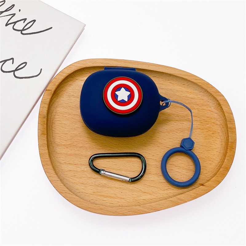 Kartun Marvel Earphone Case Untuk Edifier x3 plus Silikon Lembut Nirkabel Blutooth Earbuds Charging Box Penutup Pelindung