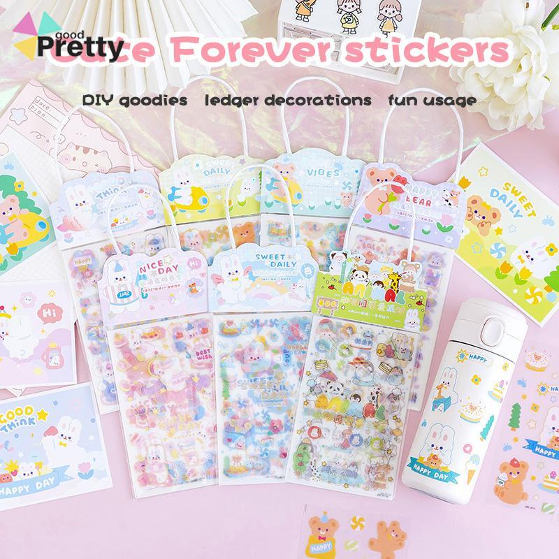 Stiker buku pegangan kartu pos tas tangan stiker mug - PD