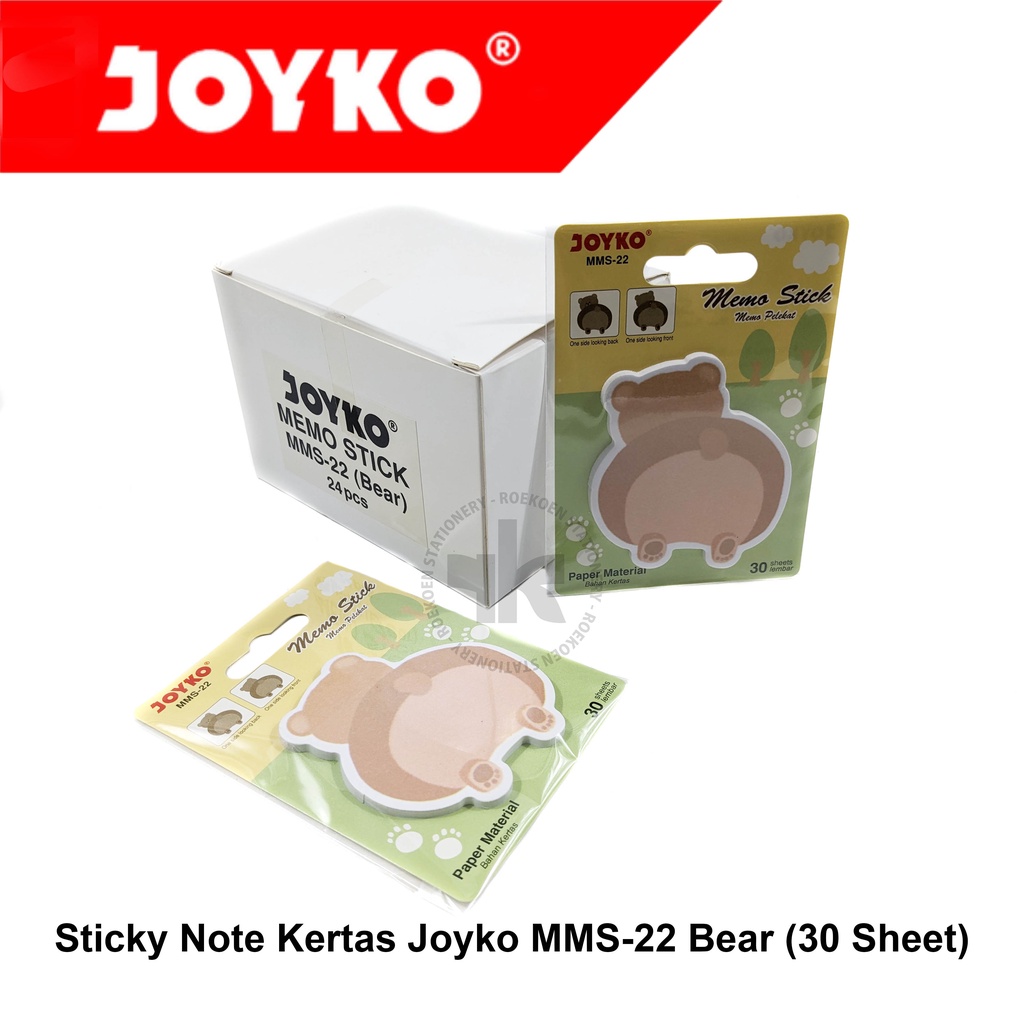 

Joyko Sticky Note Kertas Fancy MMS (30 Sheet)