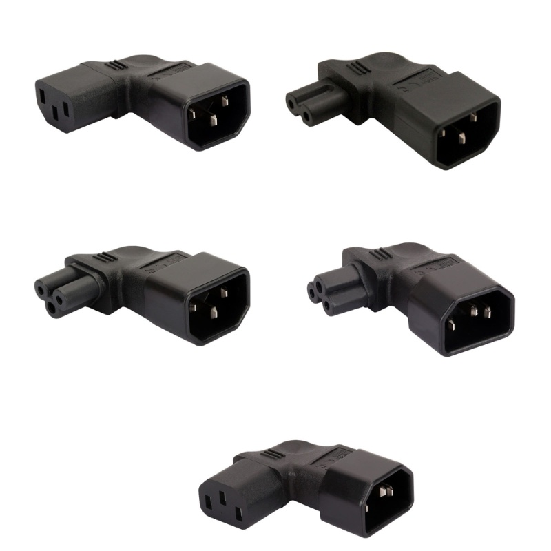 Zzz IEC C14 Plug Male Power Connector 3Pin IEC320 C14 Socket Adaptor Kabel Listrik Komputer Ke IEC320 Female C13 C5 C7