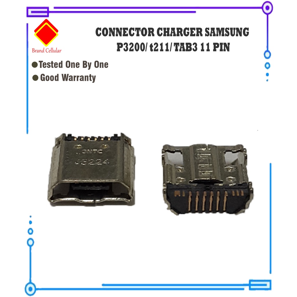 CONNECTOR - CHARGE - CHARGER - KONEKTOR CAS SAMSUNG P3200 - T211 - TABLET 3 11 PI N - C - C - C ON
